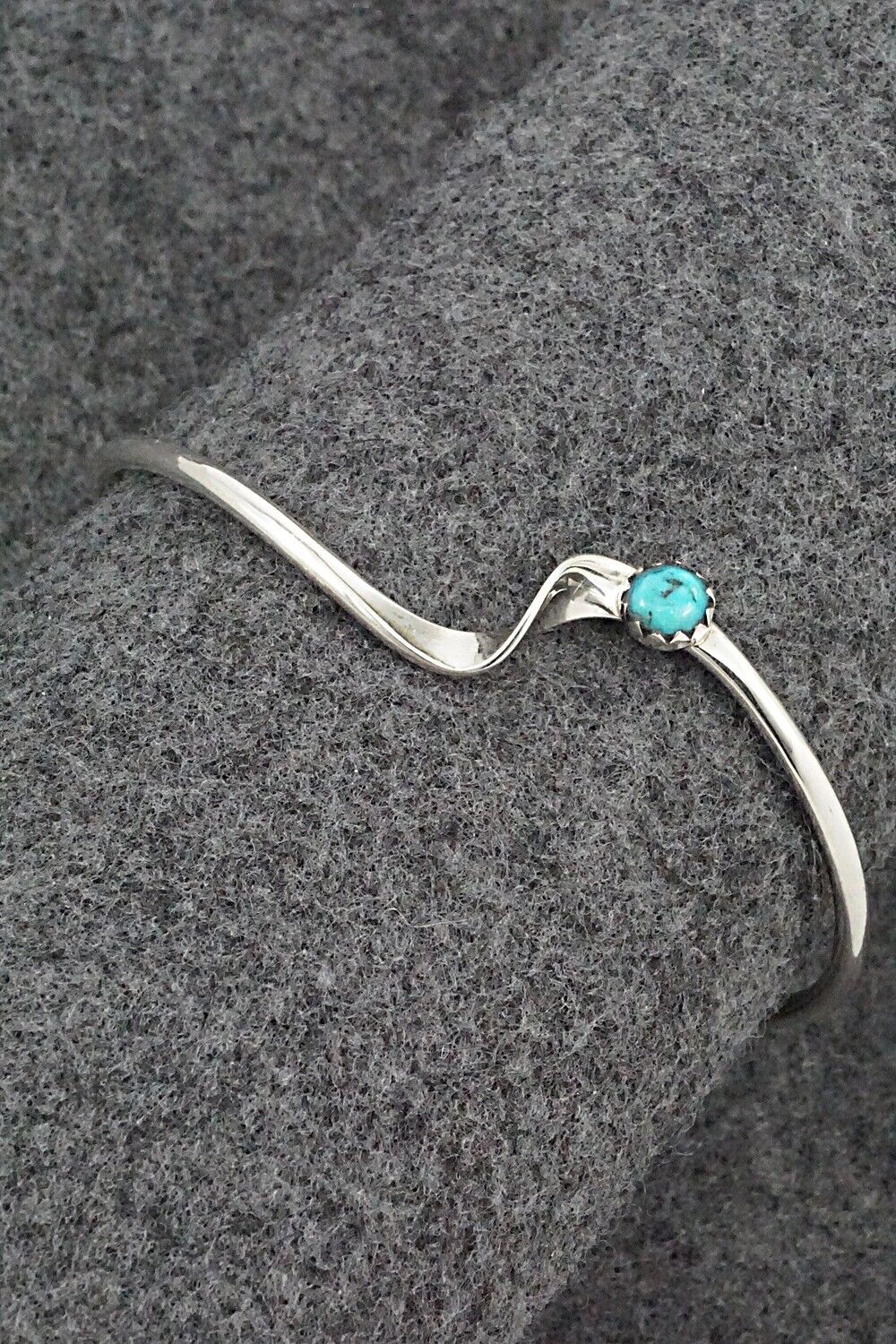 Turquoise & Sterling Silver Bracelet - Yolanda Skeets