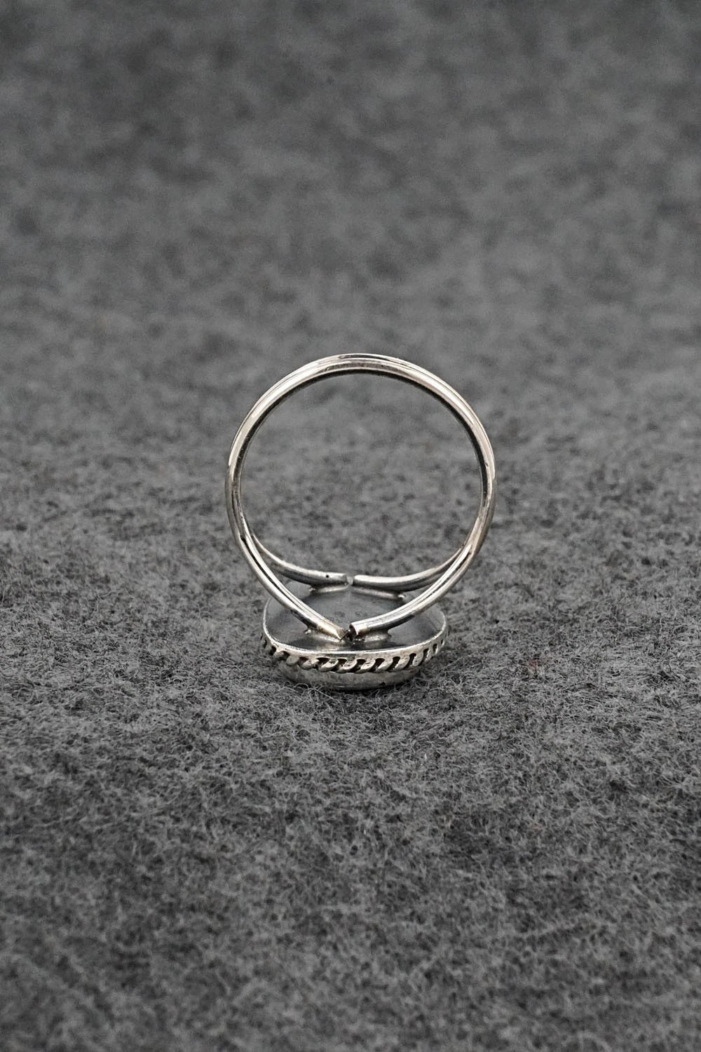 Turquoise & Sterling Silver Ring - Eugene Gruber - Size 7