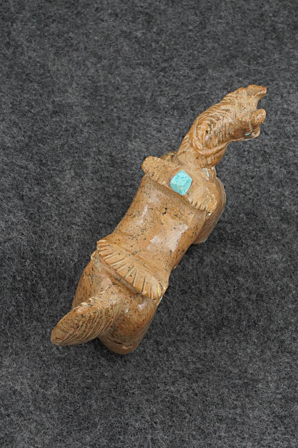 Horse Zuni Fetish Carving - Freddie Leekya