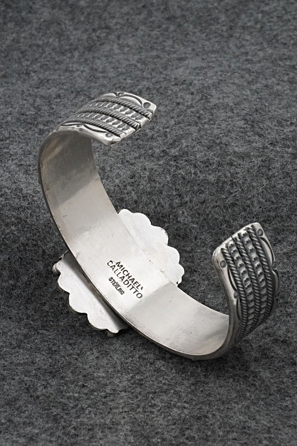 Turquoise & Sterling Silver Bracelet - Michael Calladitto