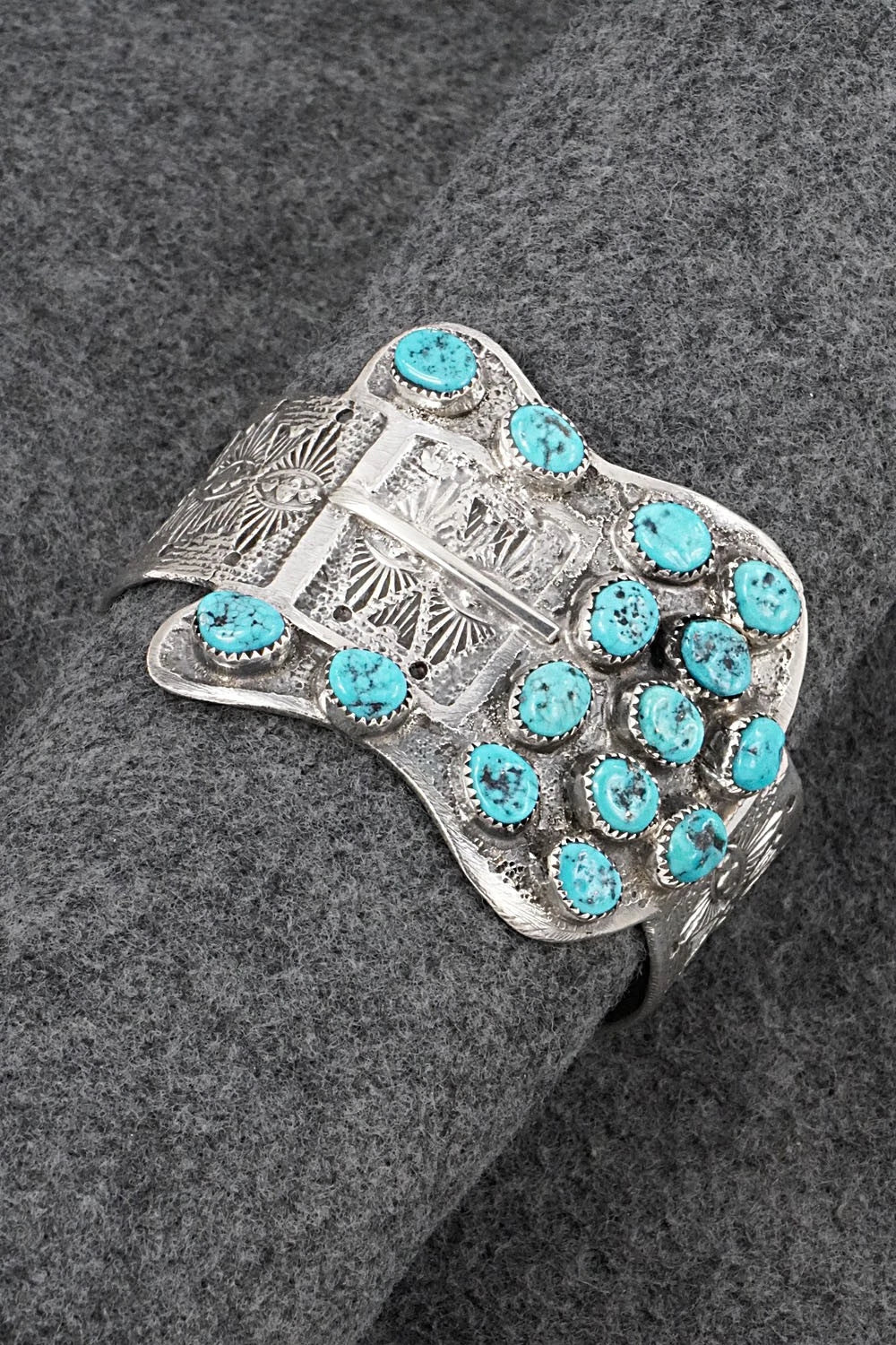Turquoise & Sterling Silver Bracelet - Delbert Arviso