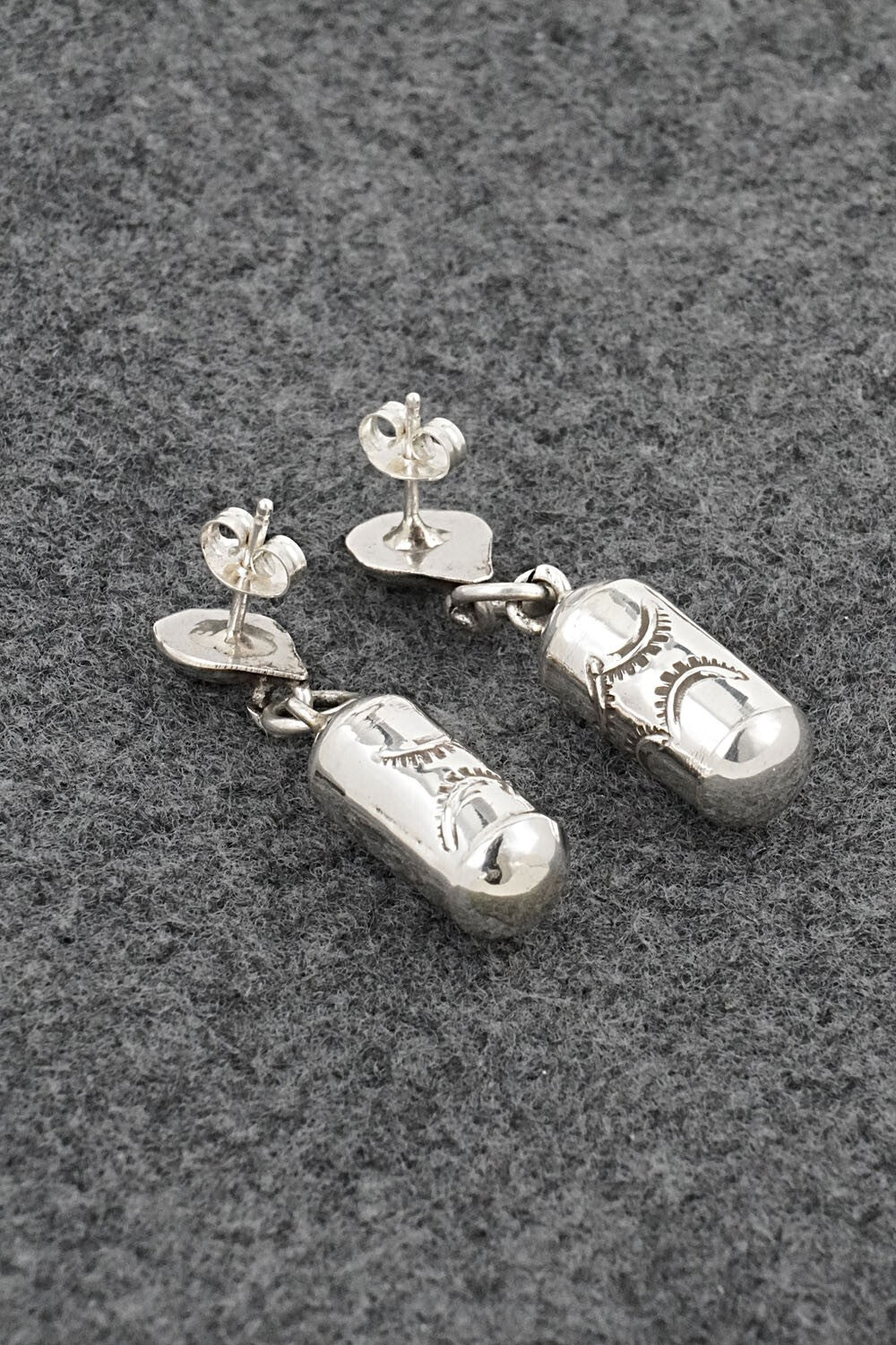 Sterling Silver Earrings - Kim Yazzie