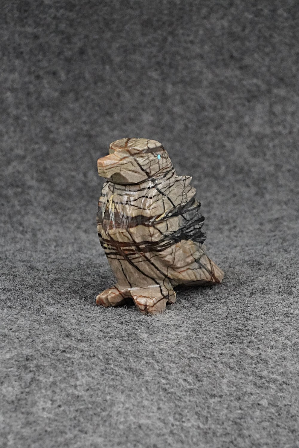 Eagle Zuni Fetish Carving - Tony Mackel