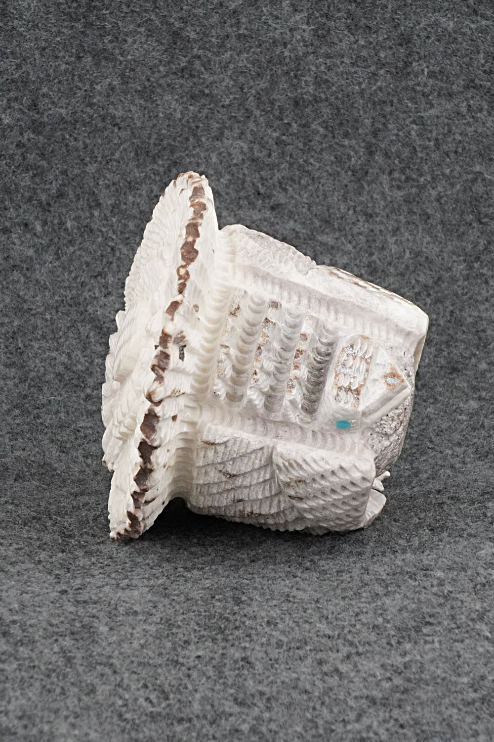 Turkey Zuni Fetish Carving - Garrick Weeka