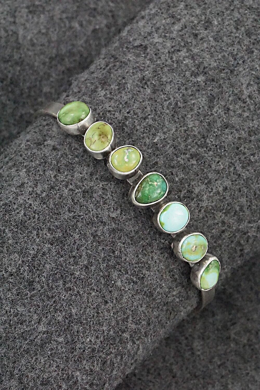 Turquoise & Sterling Silver Bracelet - Tom Lewis