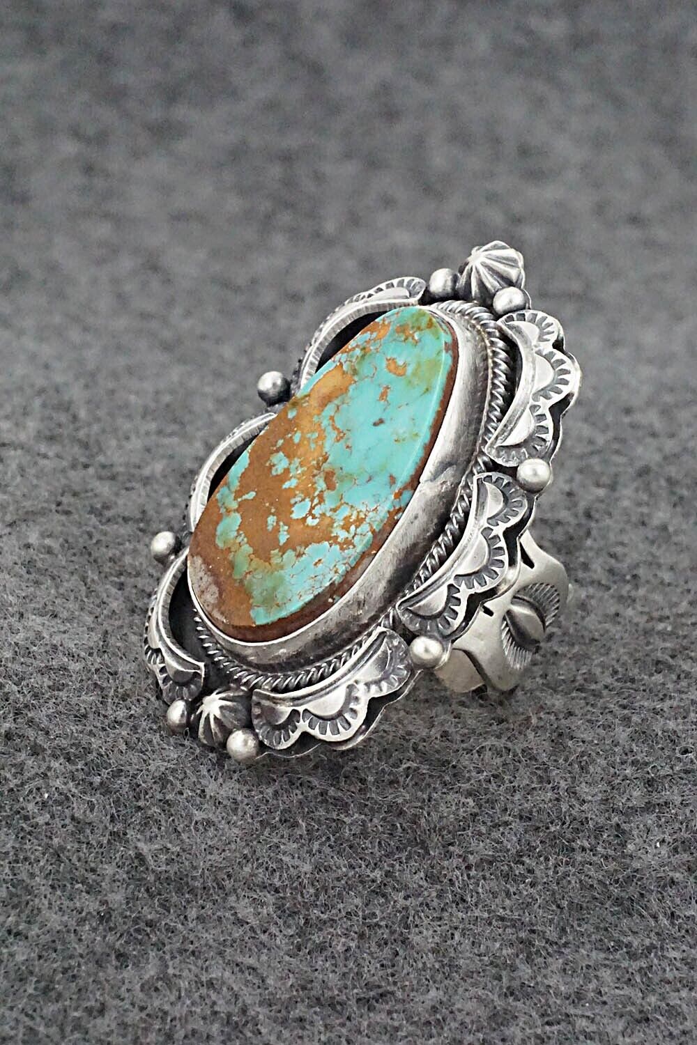 Turquoise & Sterling Silver Ring - Randy Boyd - Size 7.5