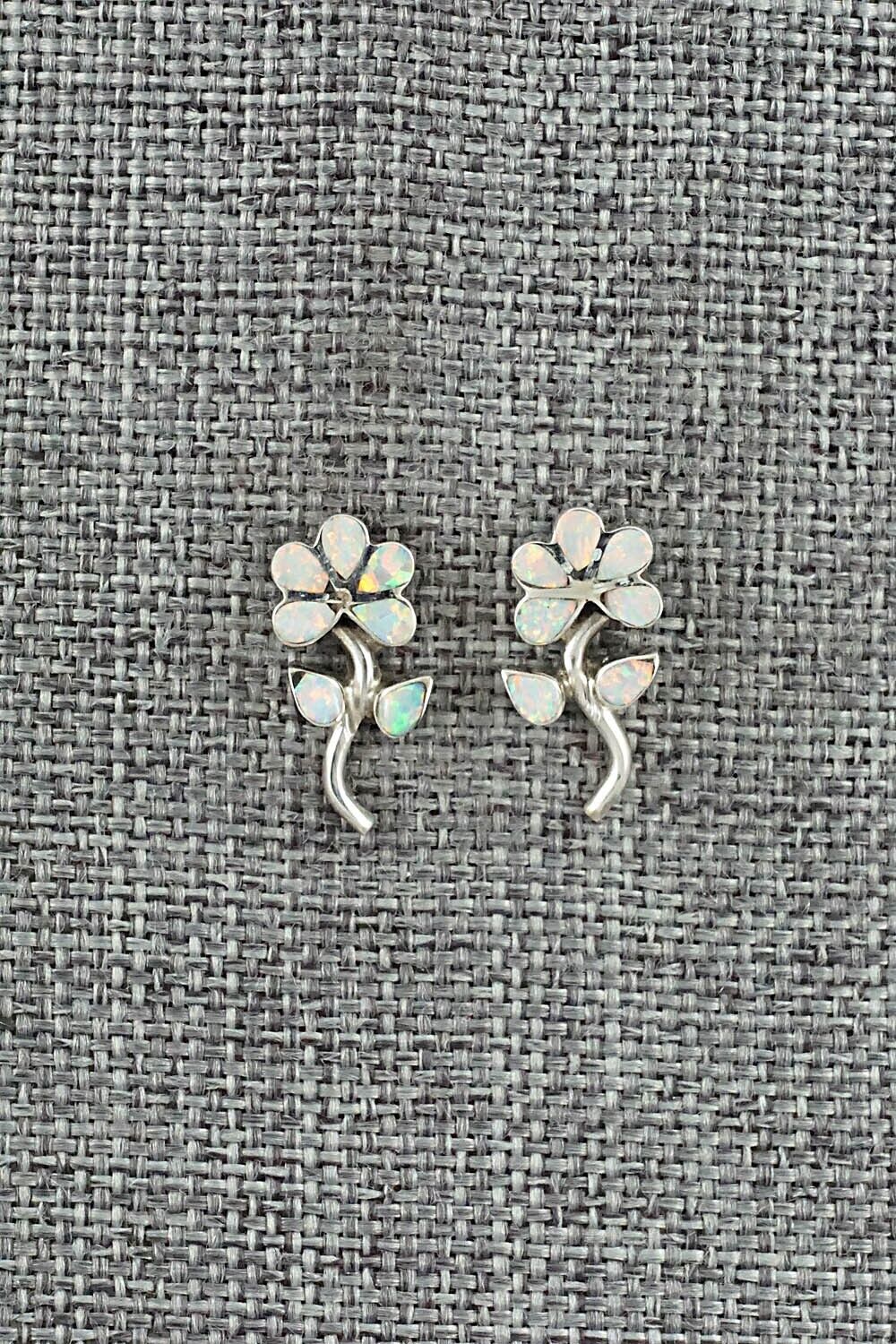 Opalite & Sterling Silver Earrings - Randolf Sanchez