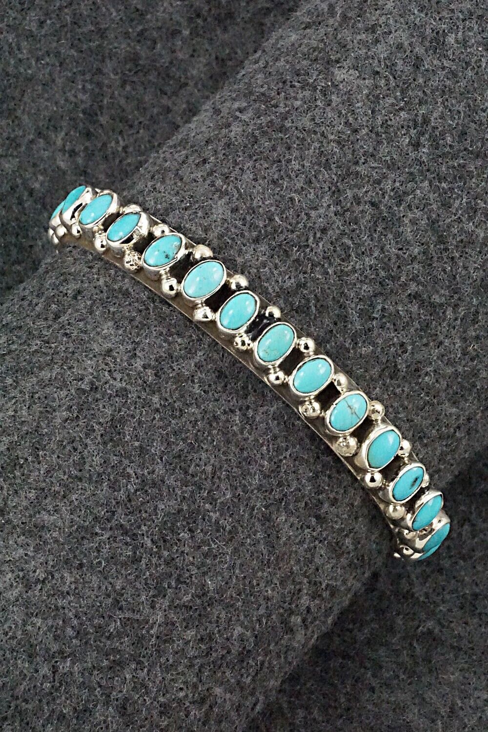Turquoise & Sterling Silver Bracelet - Darlene Begay