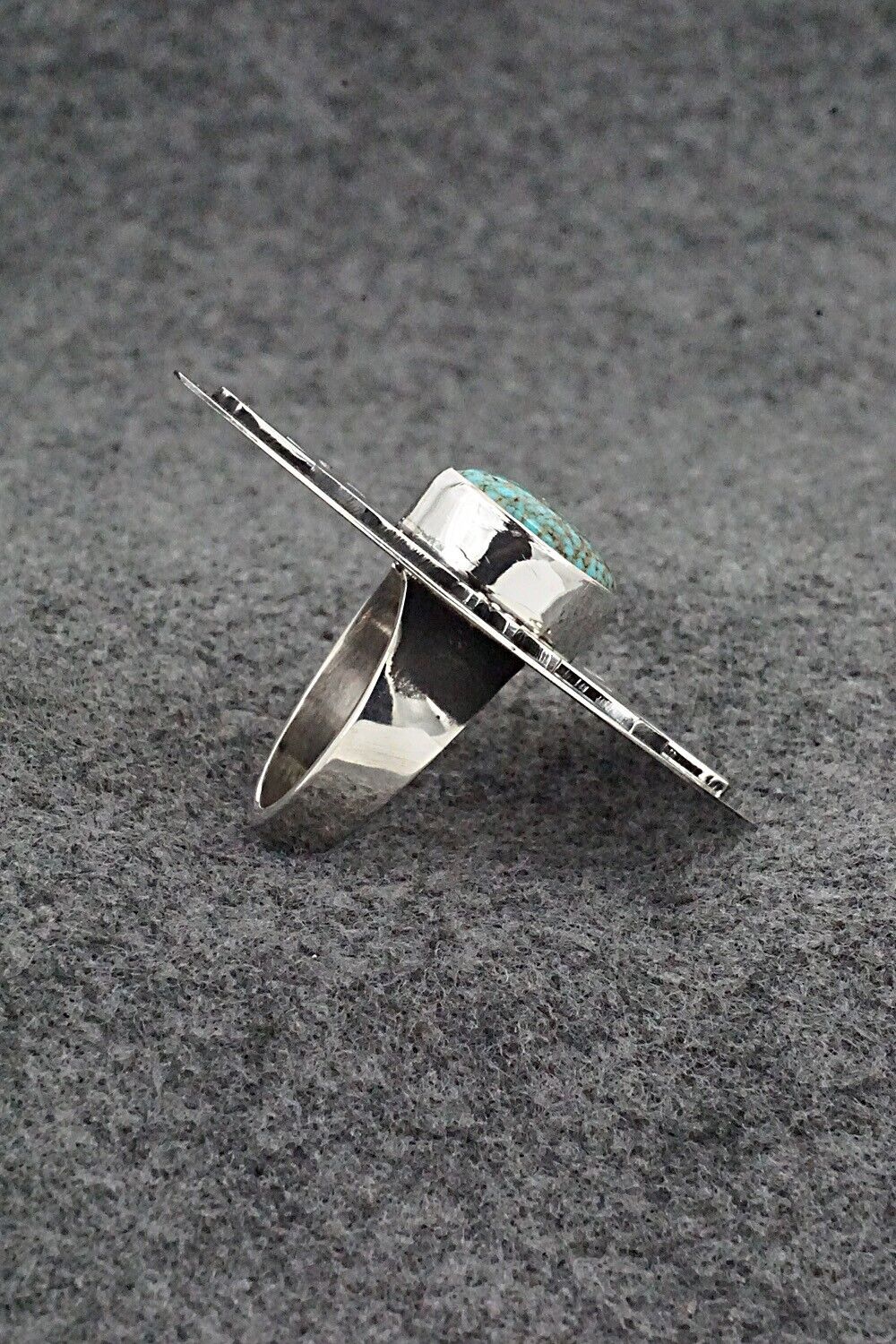Turquoise & Sterling Silver Ring - Marita Benally - Size 7