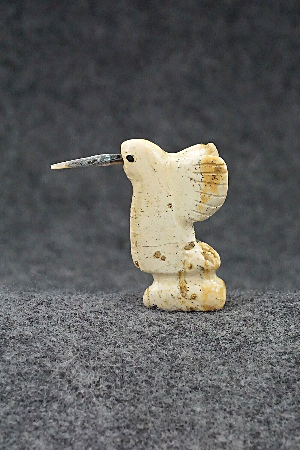 Hummingbird Zuni Fetish Carving - Justin Red Elk