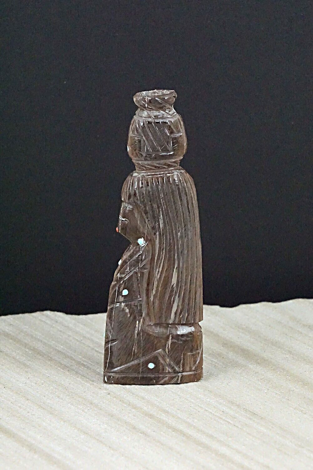 Corn Maiden Zuni Fetish Carving - Michael Laweka