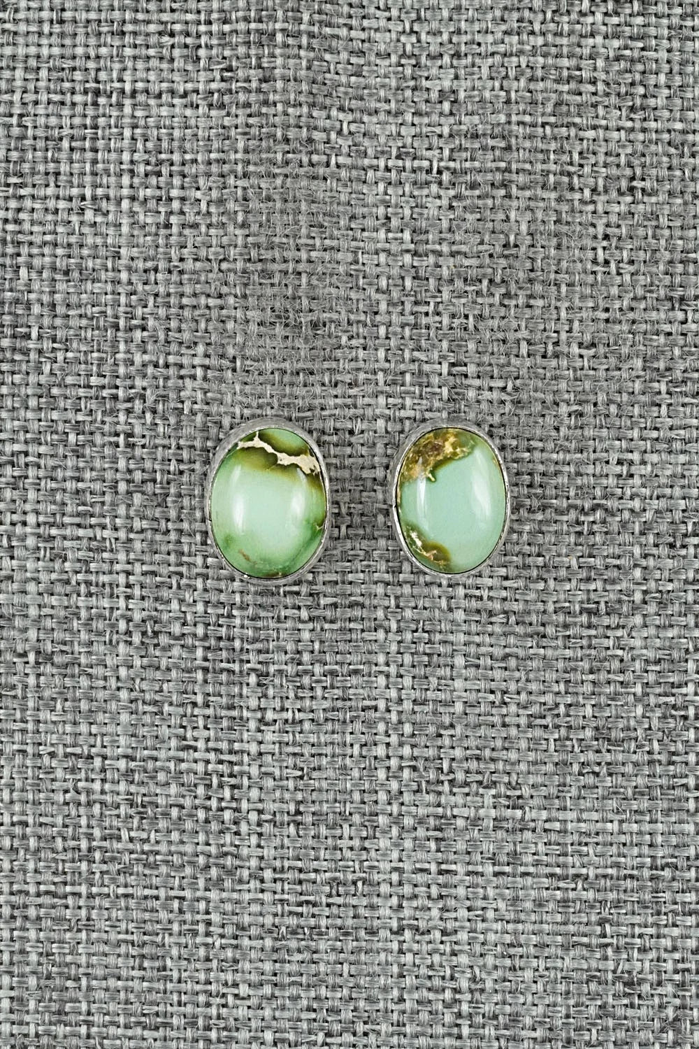 Turquoise & Sterling Silver Earrings - Rosemary Saunders