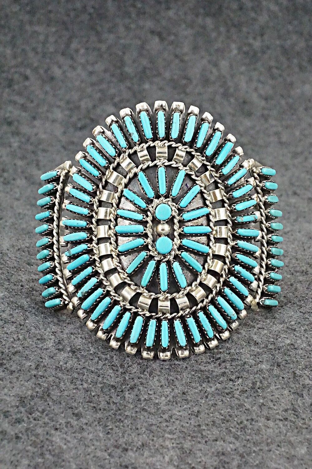 Turquoise & Sterling Silver Bracelet - Charlie John