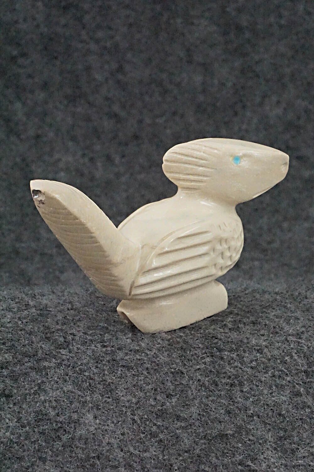 Roadrunner Zuni Fetish Carving - Gilbert Lonjose