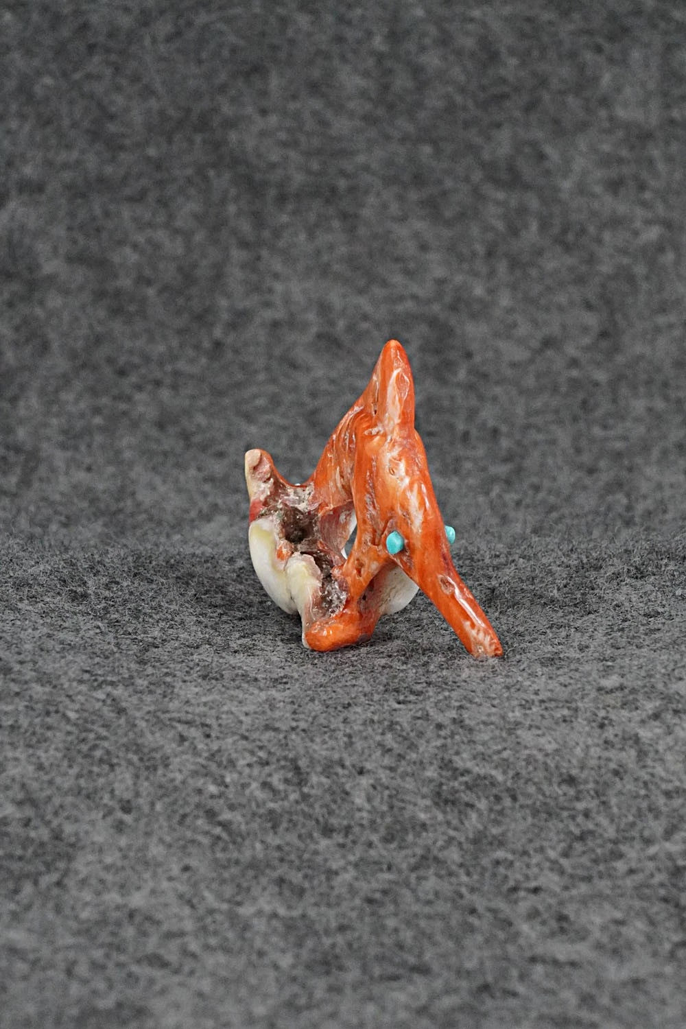 Dolphin Zuni Fetish Carving - Erick Lonjose