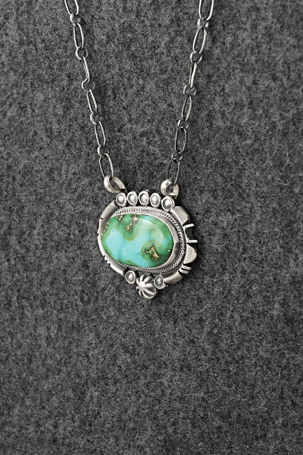 Turquoise & Sterling Silver Necklace - Daniel Benally
