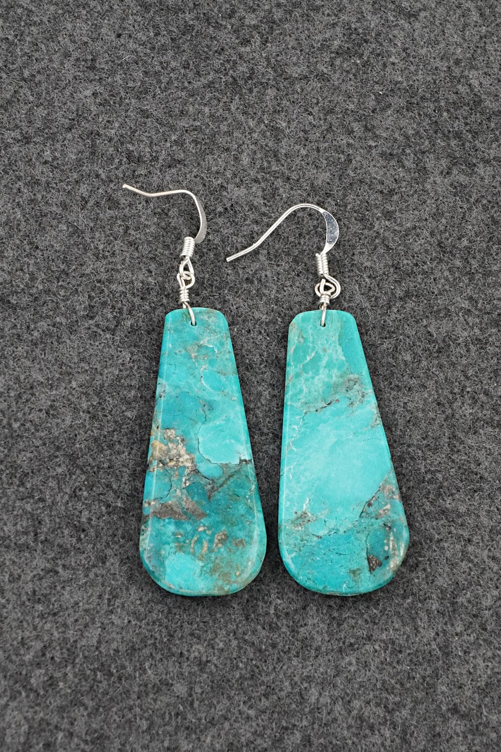 Turquoise & Sterling Silver Earrings - Tammy Nolcot