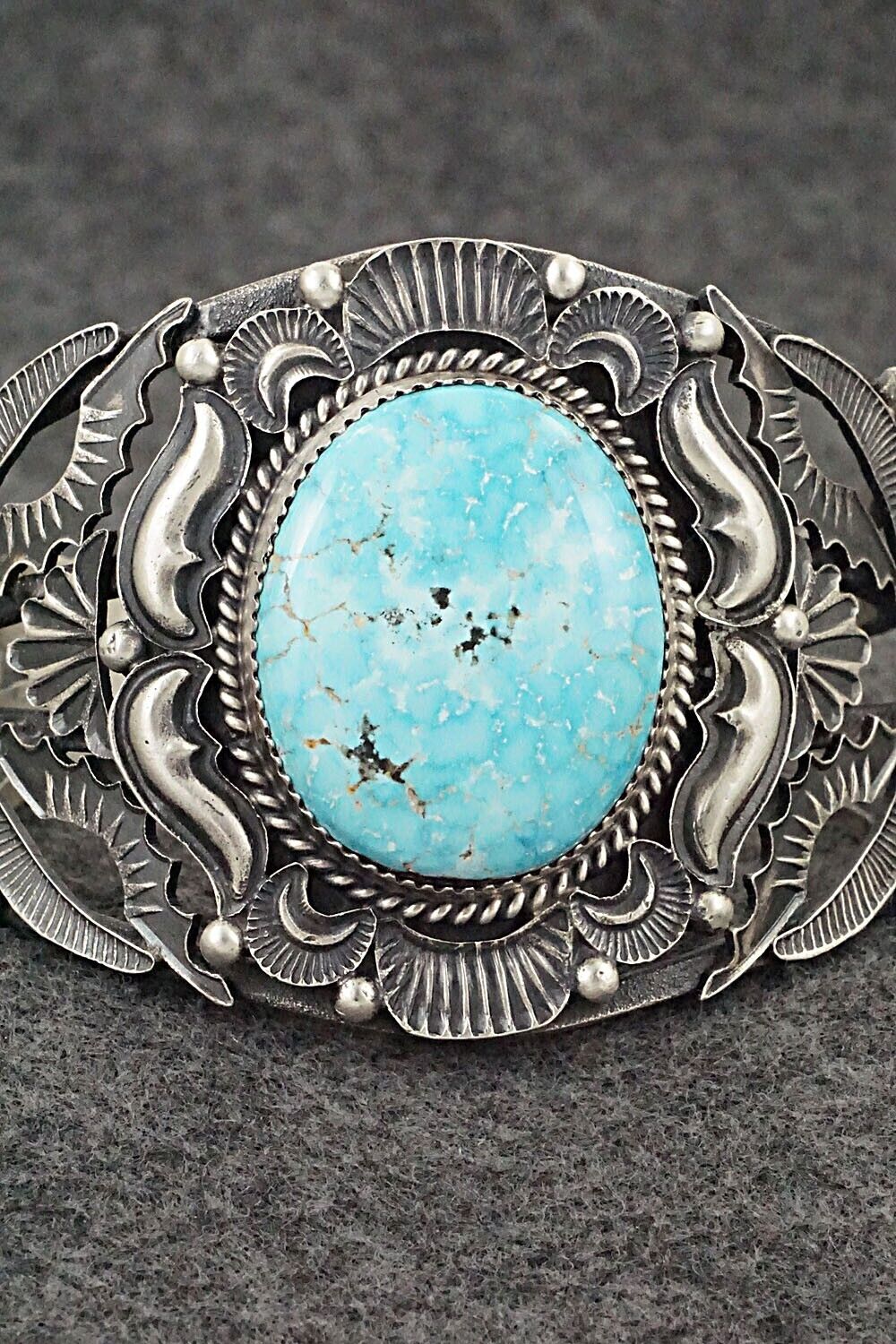 Turquoise & Sterling Silver Bracelet - Kevin Billah