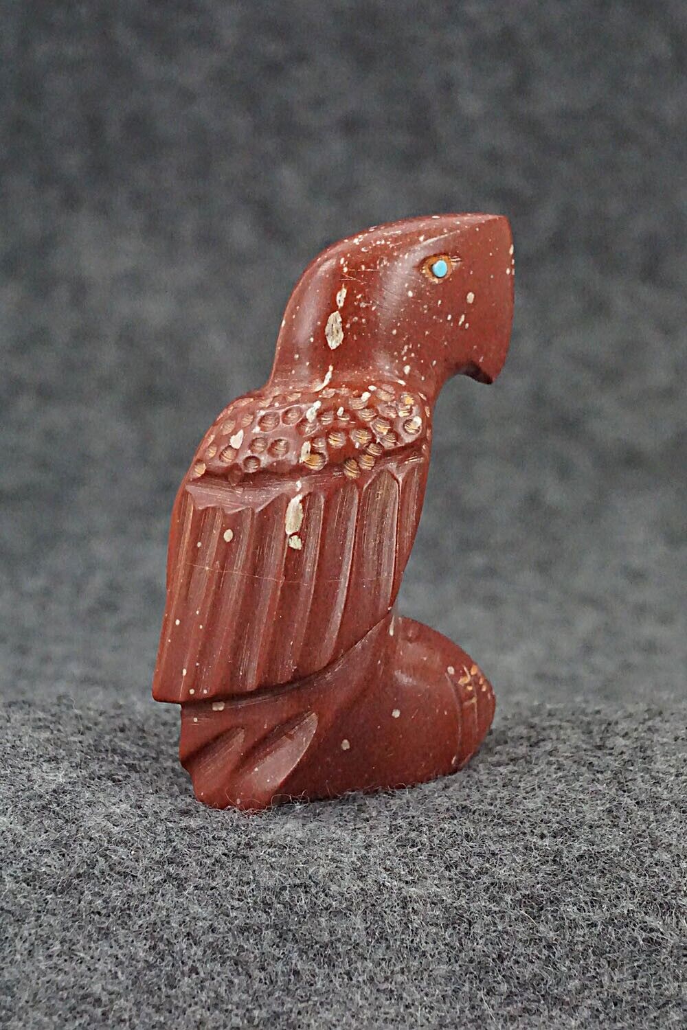 Eagle Zuni Fetish Carving - Gilbert Lonjose