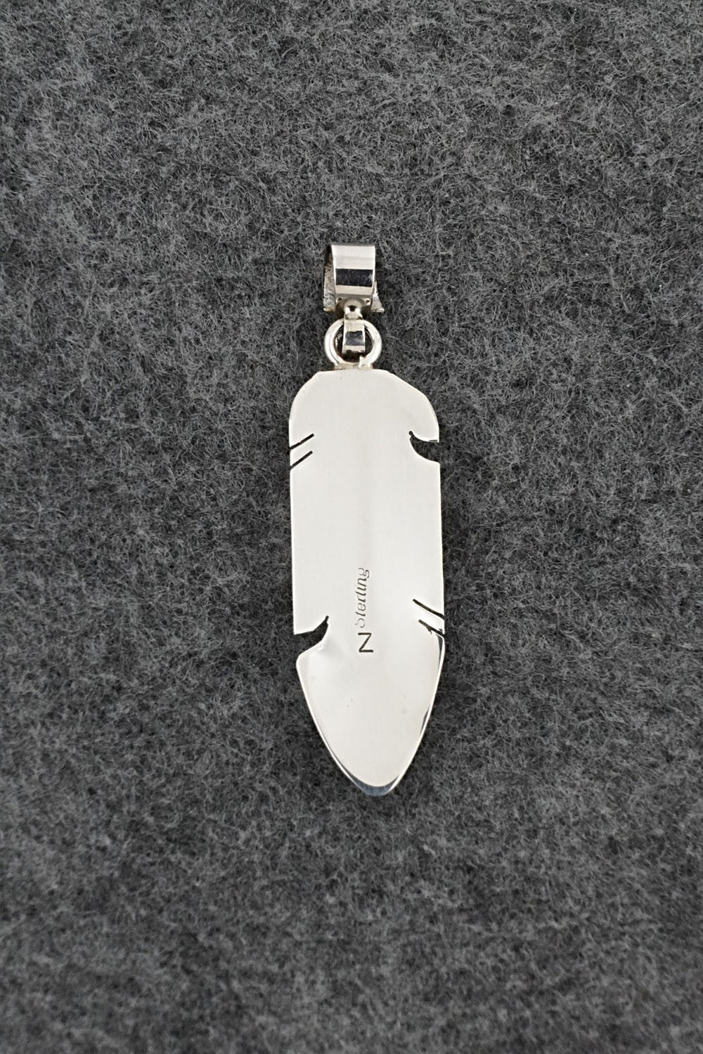 Turquoise & Sterling Silver Pendant - Marilyn Yazzie