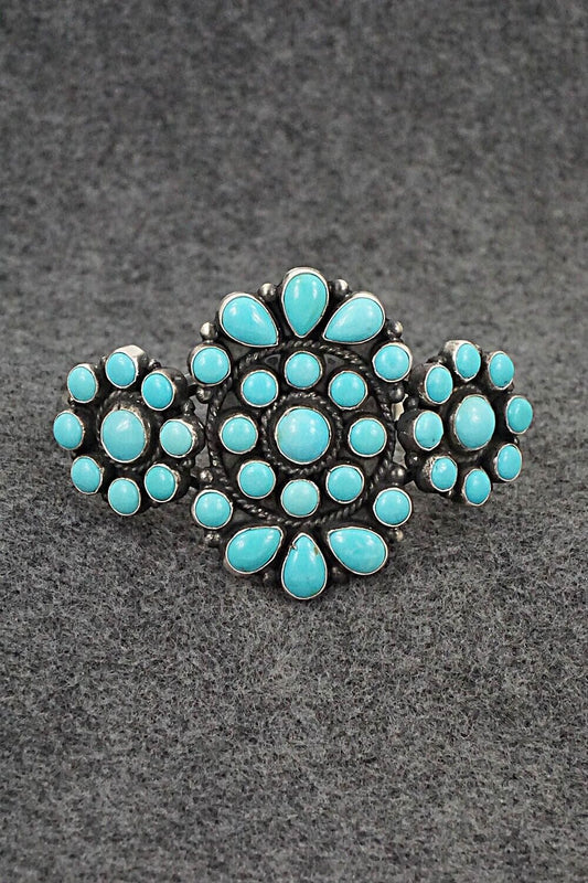 Turquoise & Sterling Silver Bracelet - Devin Brown