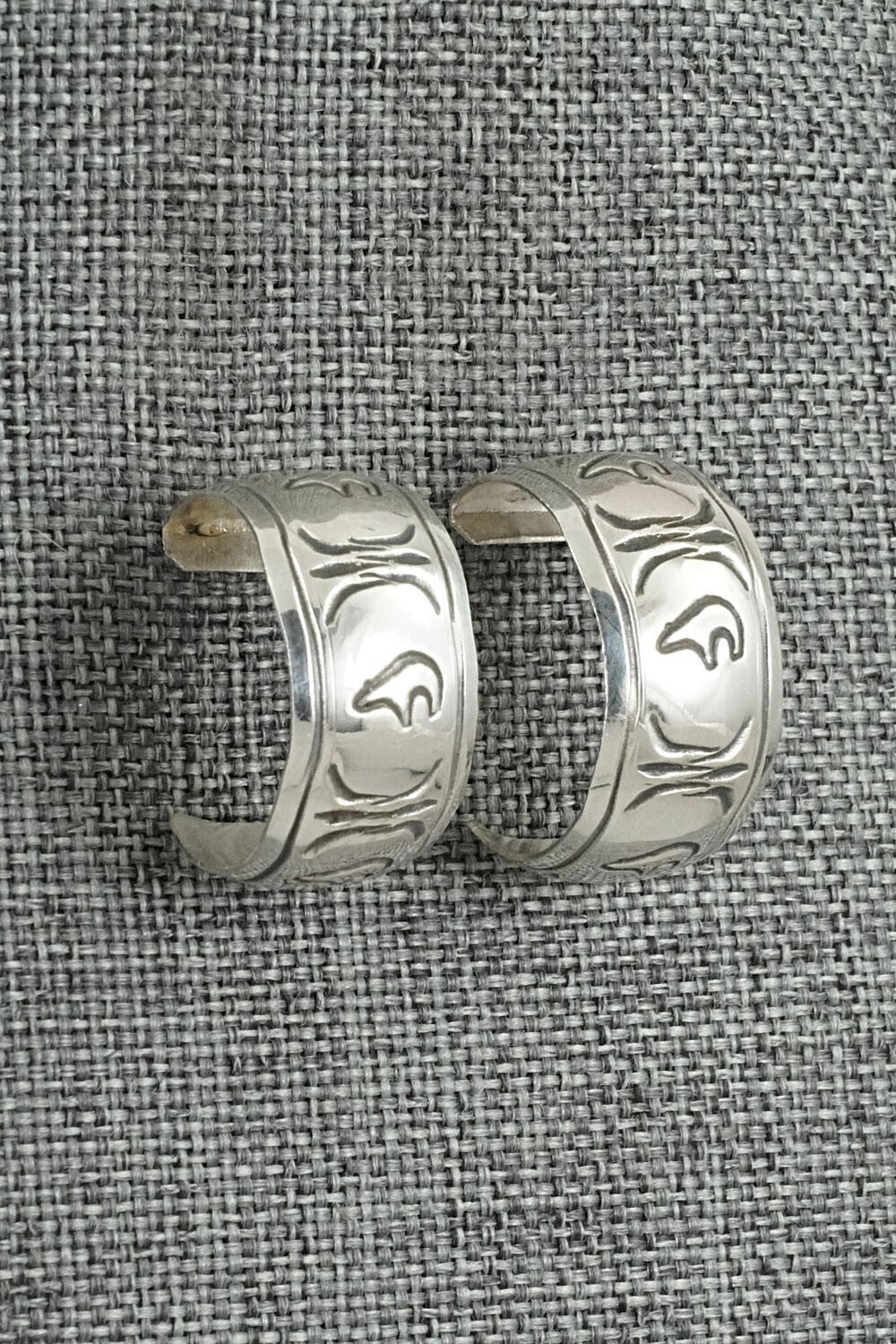 Sterling Silver Hoop Earrings - Nora Ashley