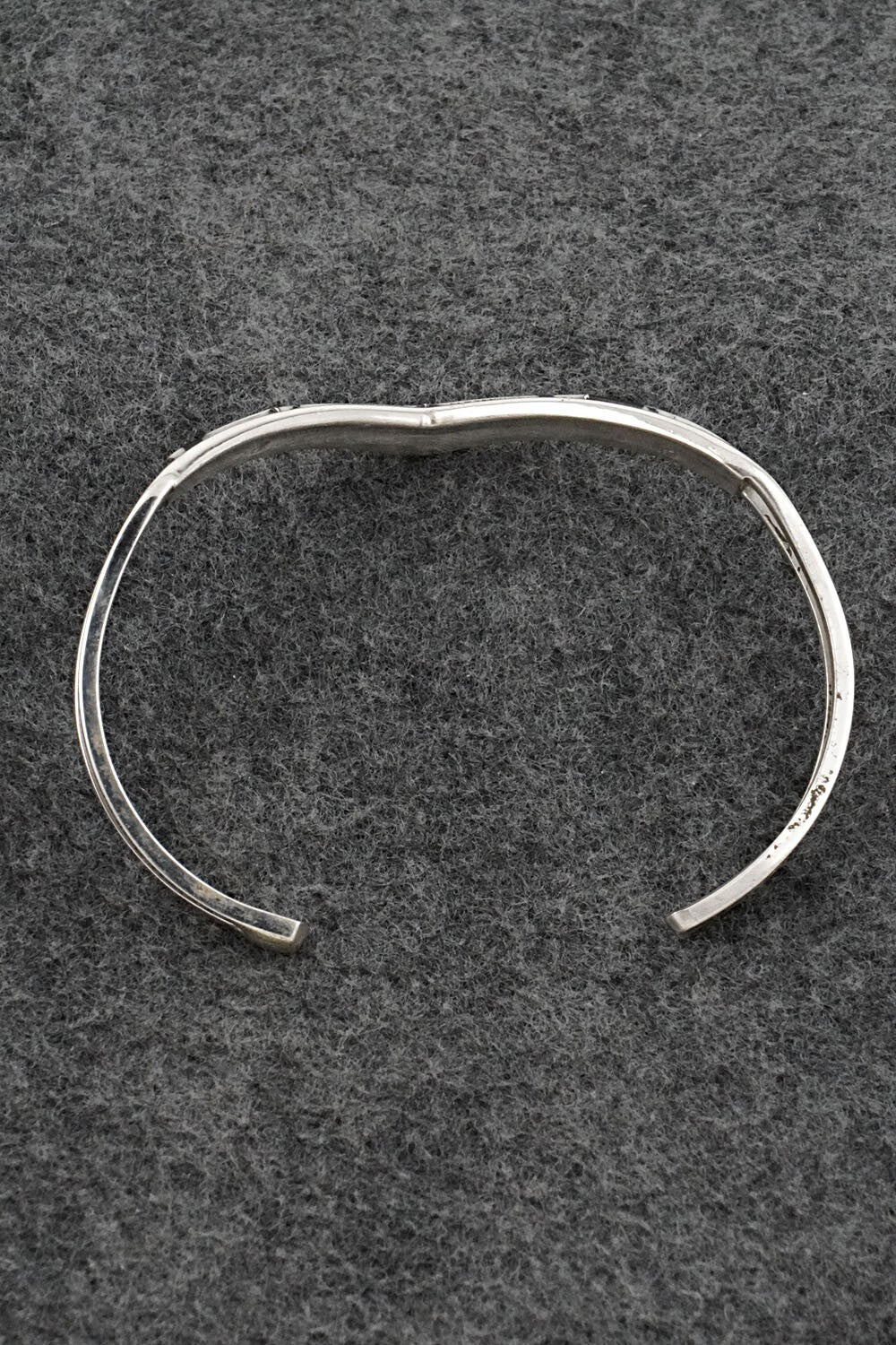 White Buffalo & Sterling Silver Inlay Bracelet - Jamie Johnson