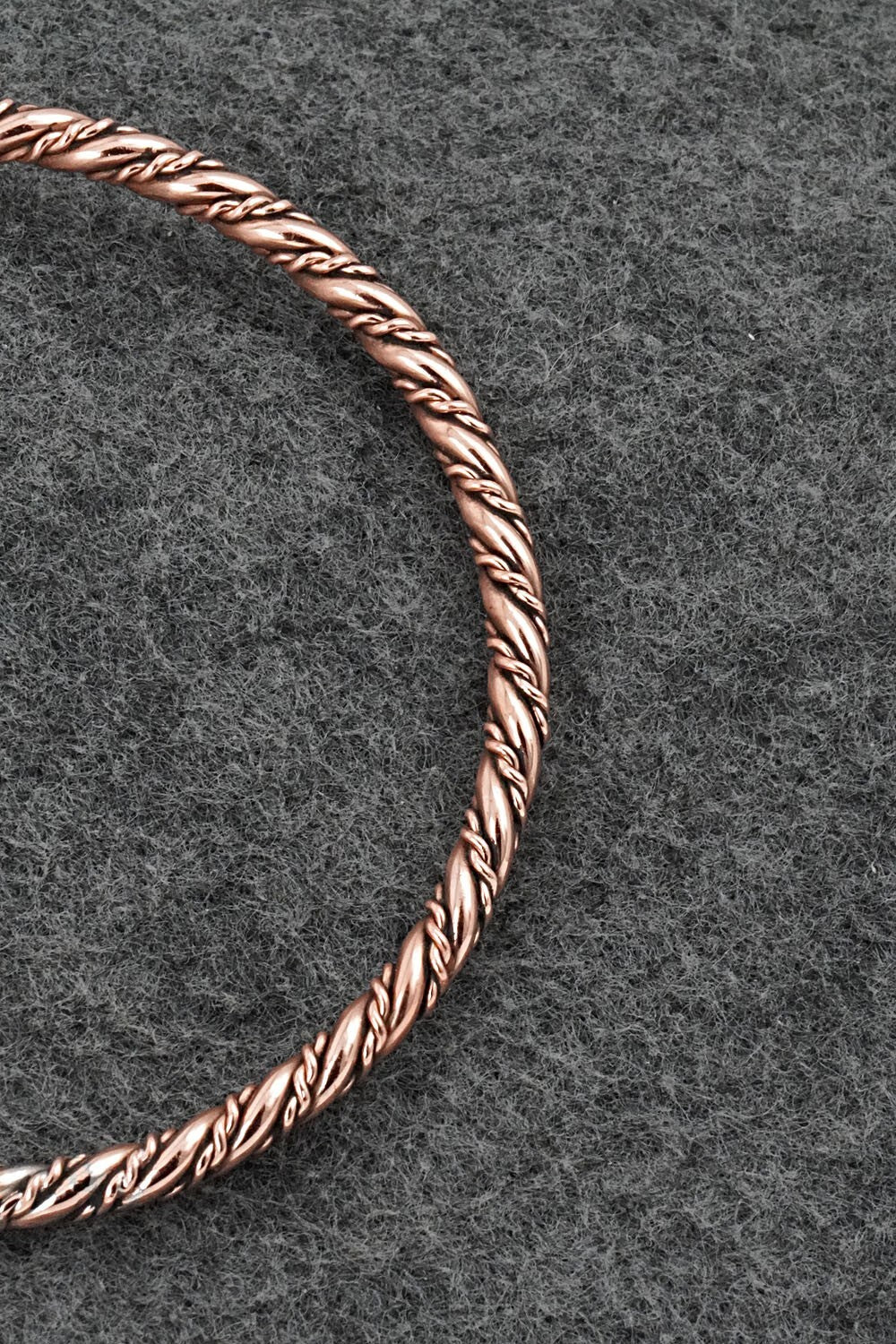 Copper Bangle Bracelet - Elaine Tahe
