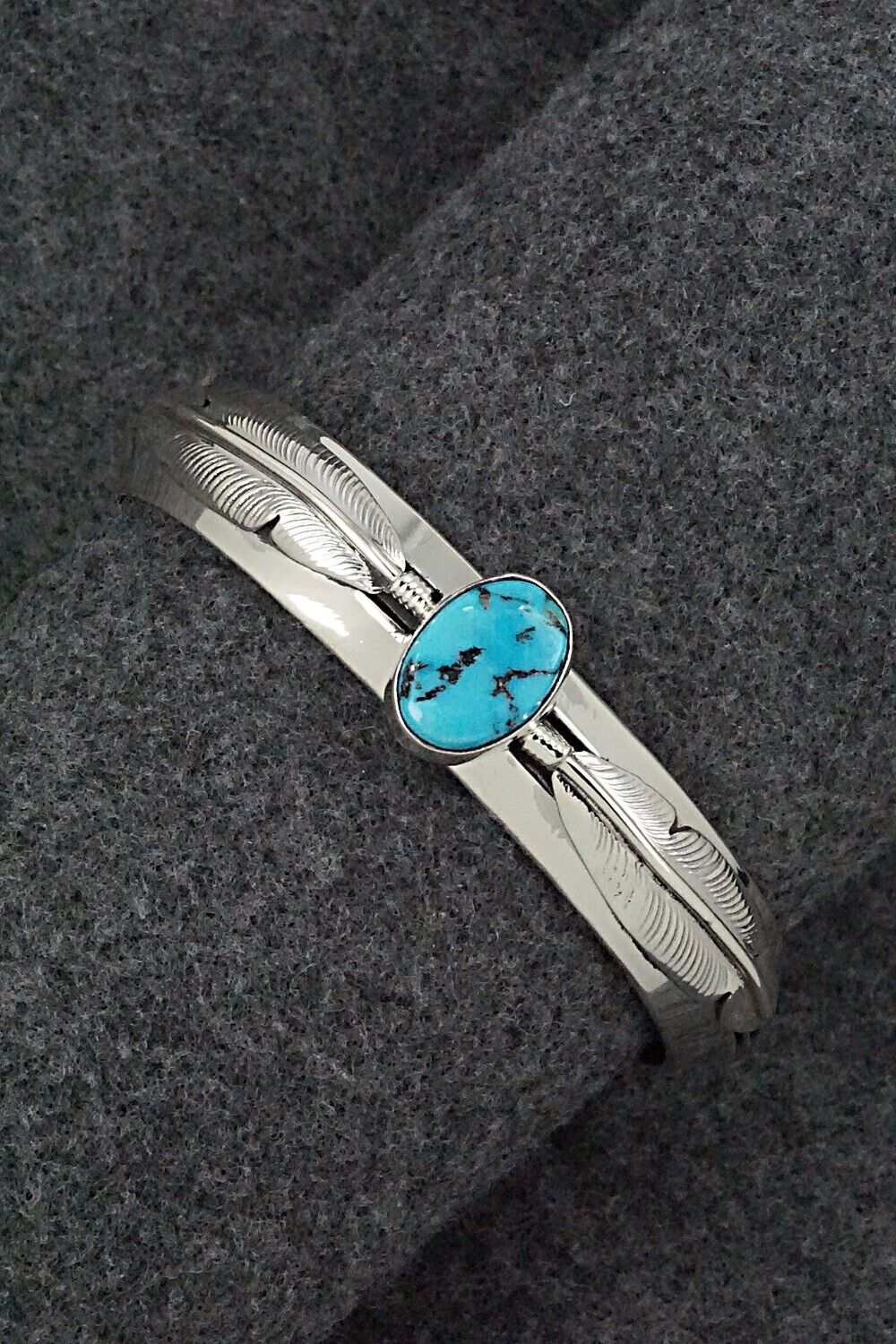 Turquoise & Sterling Silver Bracelet - Raymond Yazzie