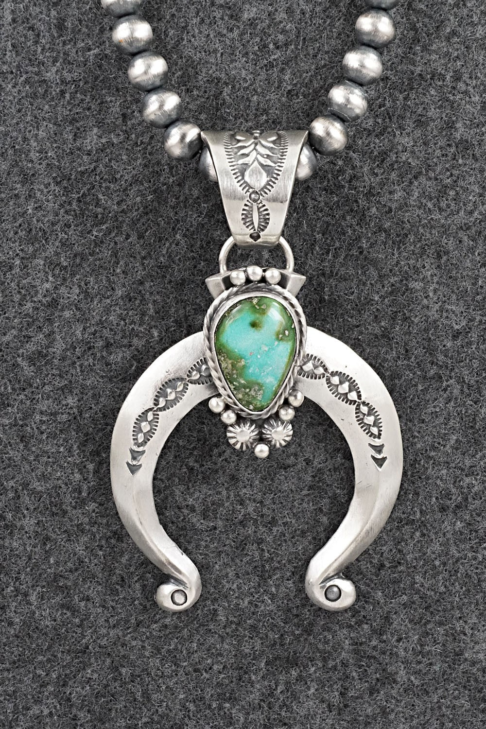 Turquoise & Sterling Silver Necklace - Samuel Yellowhair