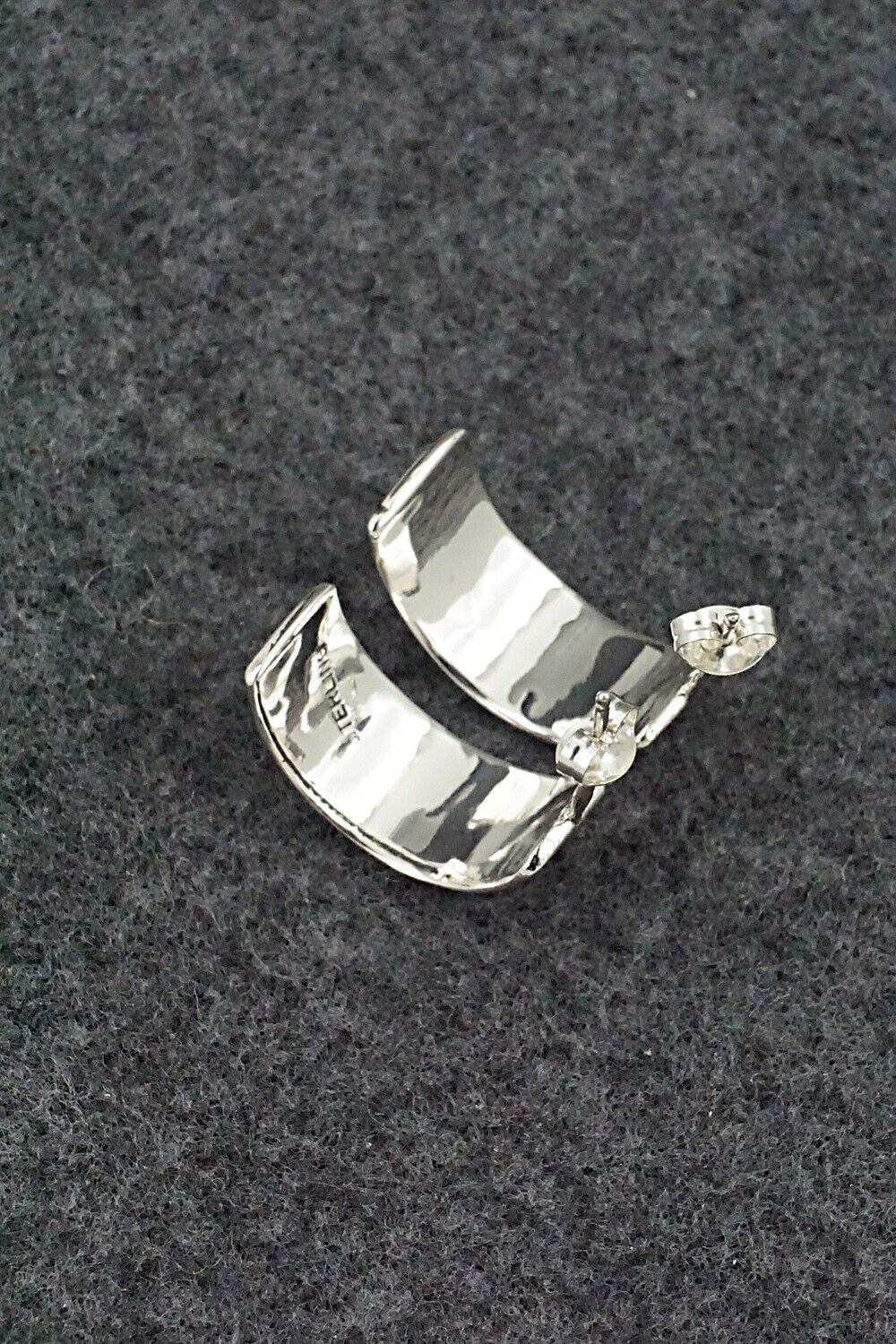 Sterling Silver Hoop Earrings - Tom Dinetso