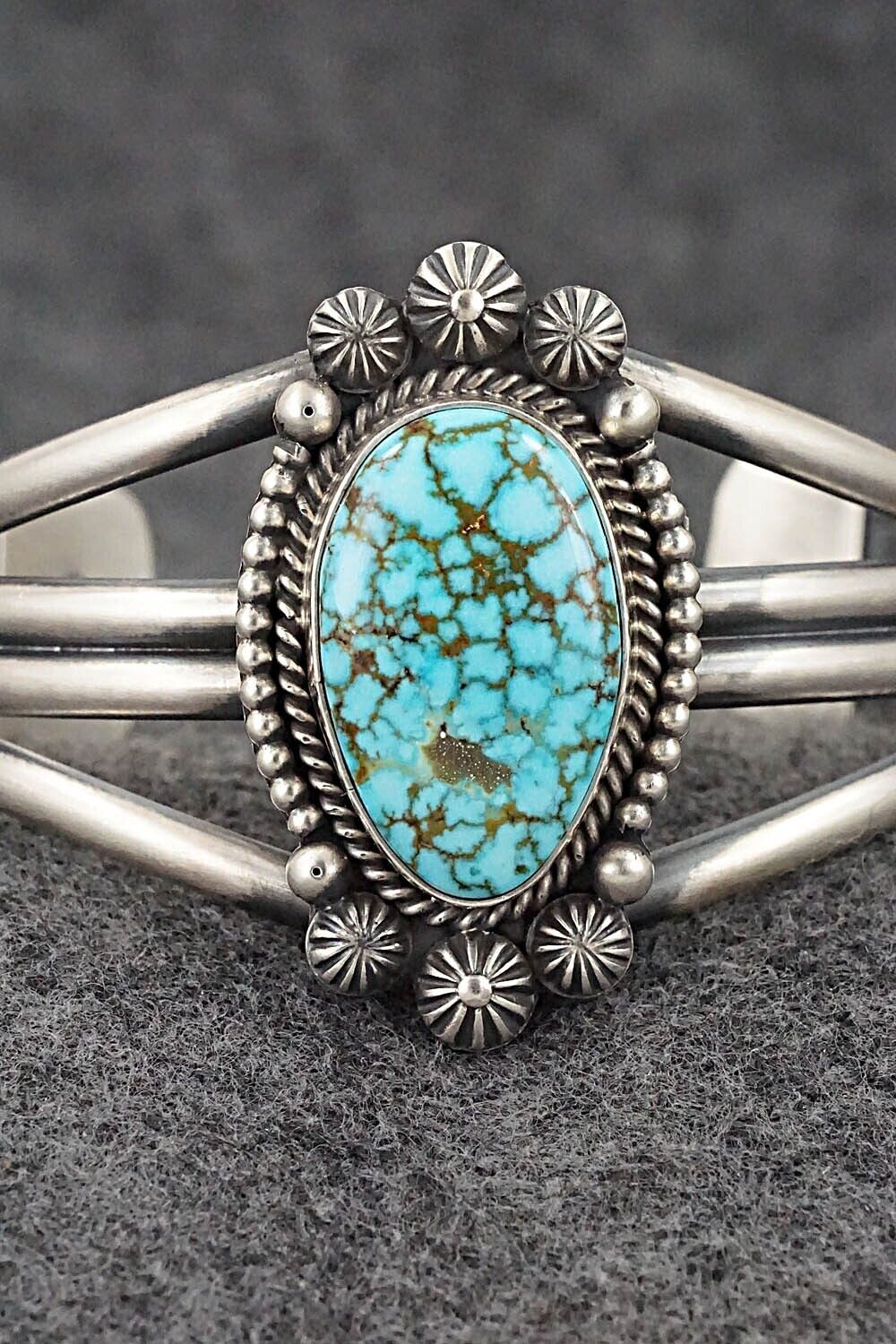 Turquoise & Sterling Silver Bracelet - Michael Calladitto