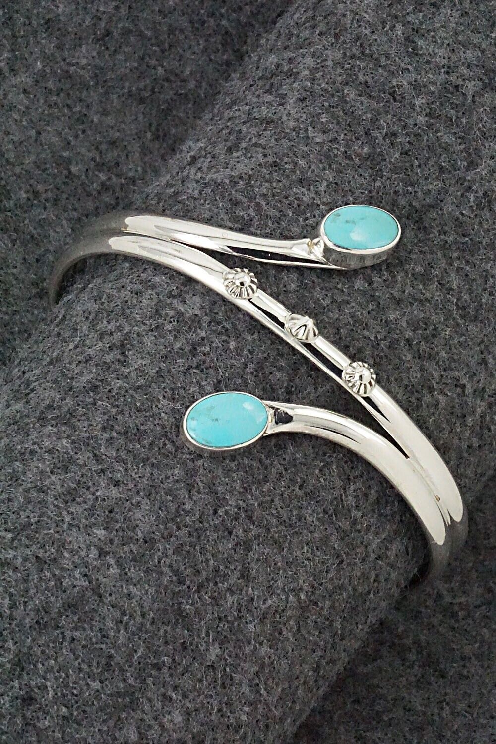 Turquoise & Sterling Silver Bracelet - Thomas Yazzie