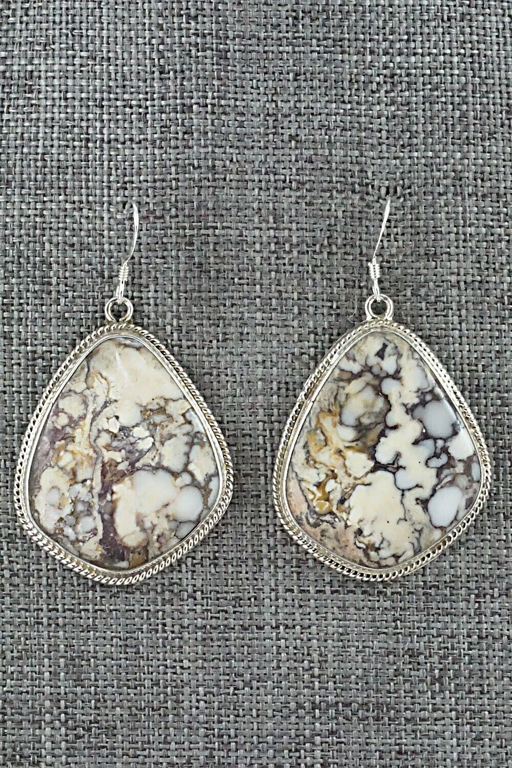 Wild Horse & Sterling Silver Earrings - Annie Spencer