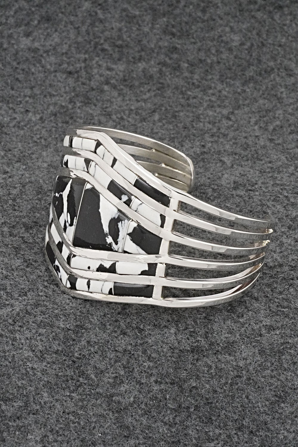 White Buffalo & Sterling Silver Bracelet - Andrew Enrico