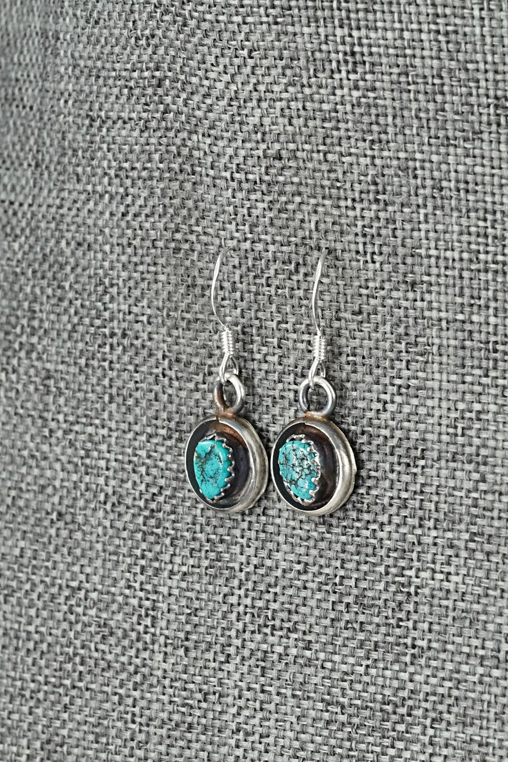 Turquoise & Sterling Silver Squash Blossom Set - Phil Garcia