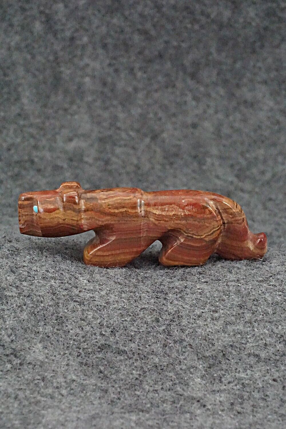 Mountain Lion Zuni Fetish Carving - Reynold Lunasee