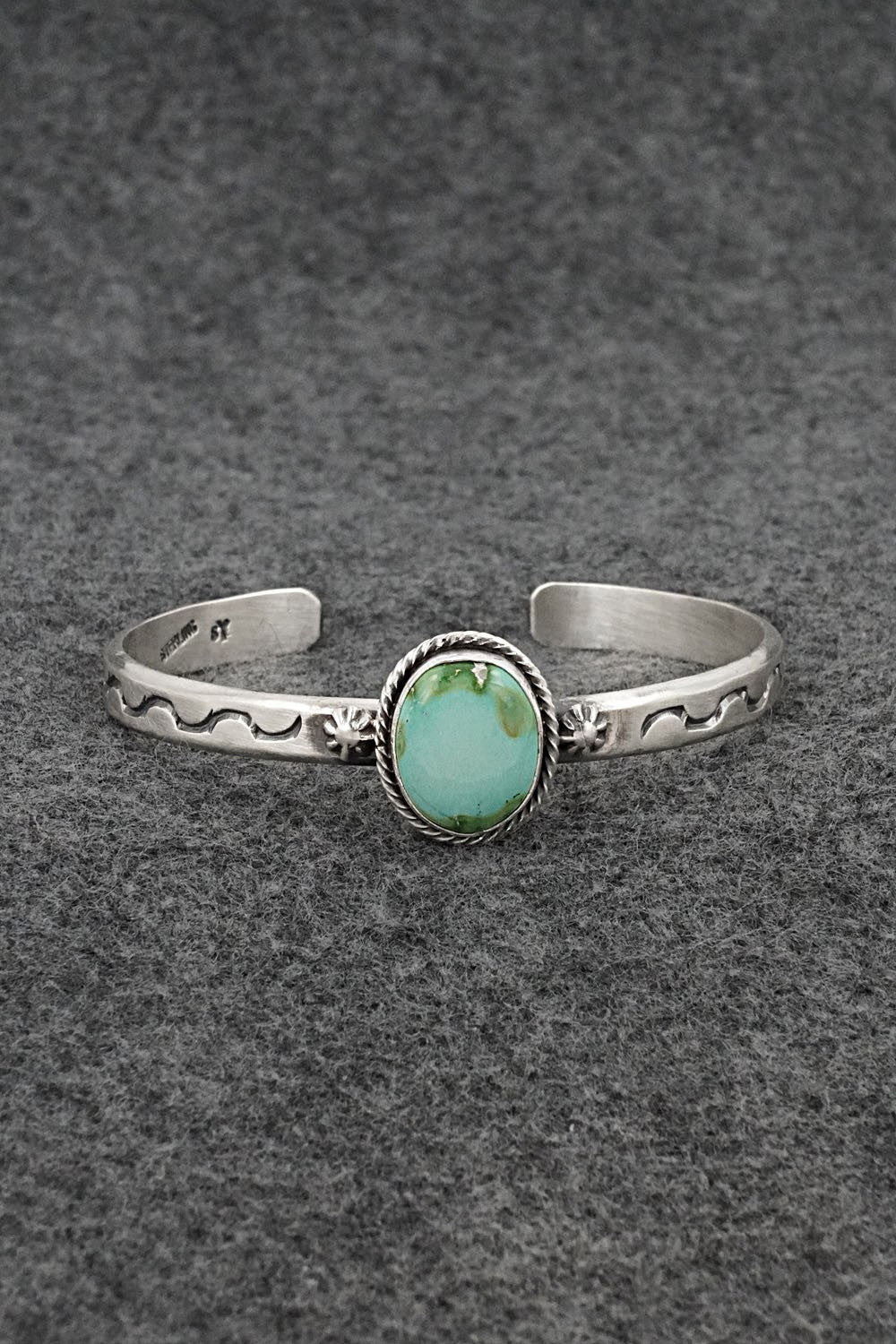Turquoise & Sterling Silver Bracelet - Samuel Yellowhair