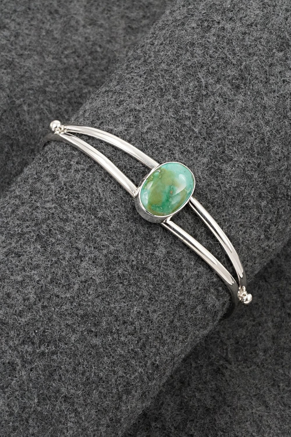 Turquoise & Sterling Silver Bracelet - Rosemary Saunders