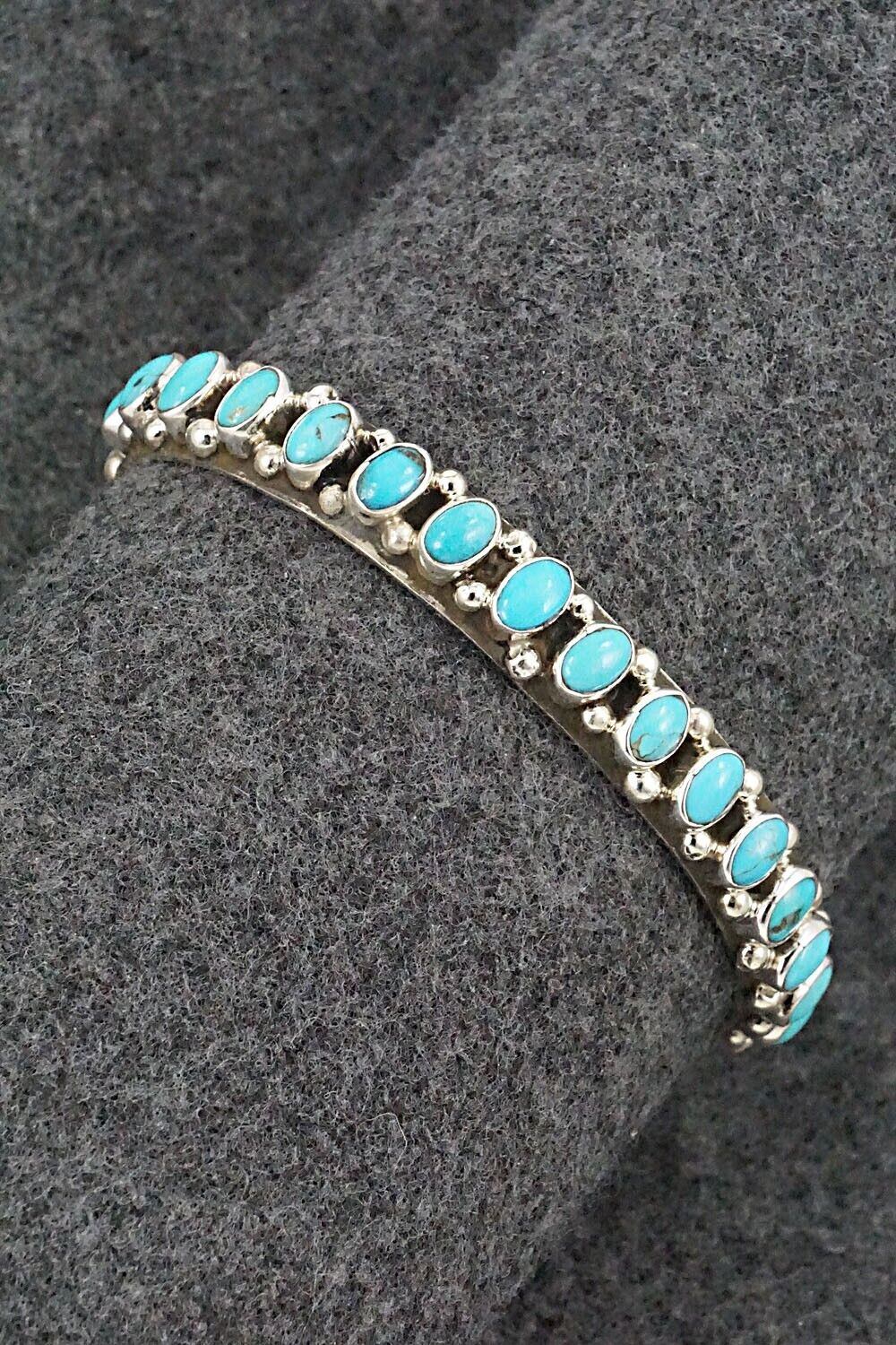 Turquoise & Sterling Silver Bracelet - Darlene Begay