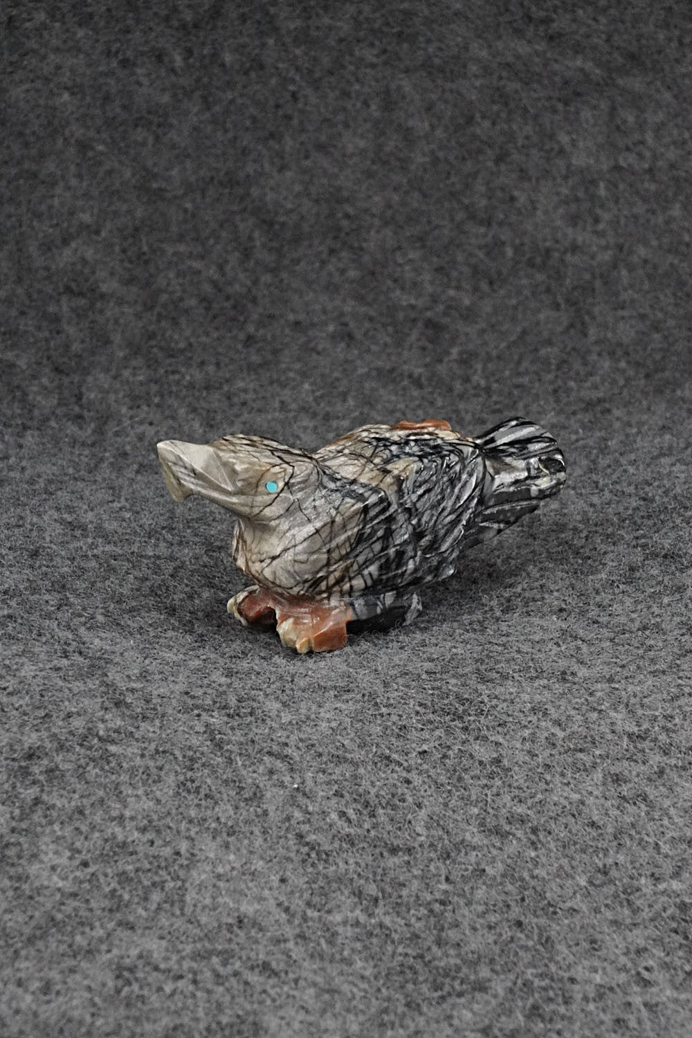Eagle Zuni Fetish Carving - Tony Mackel