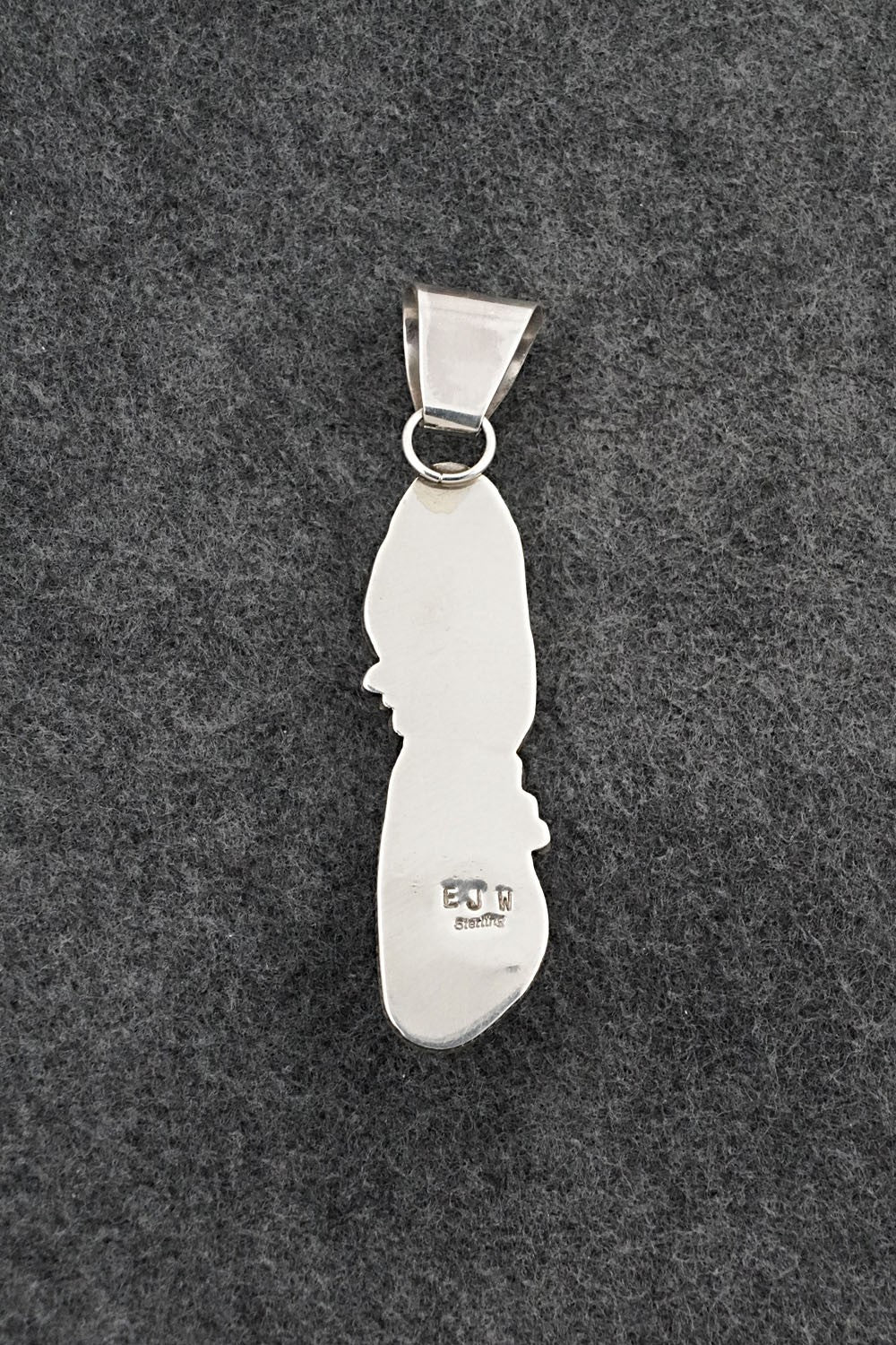 Turquoise & Sterling Silver Pendant - Eunise Wilson
