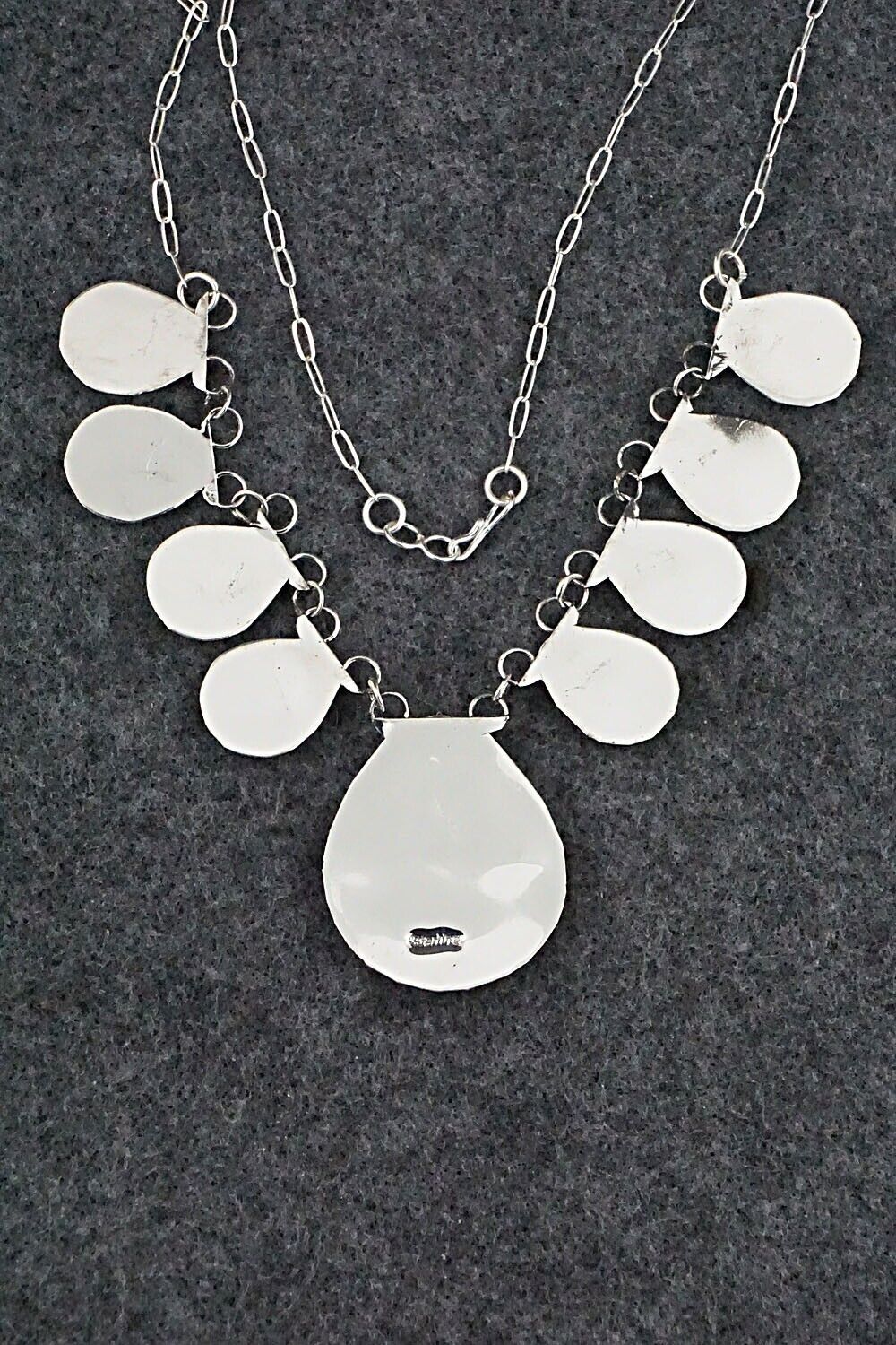 Turquoise & Sterling Silver Necklace - Leroy Parker