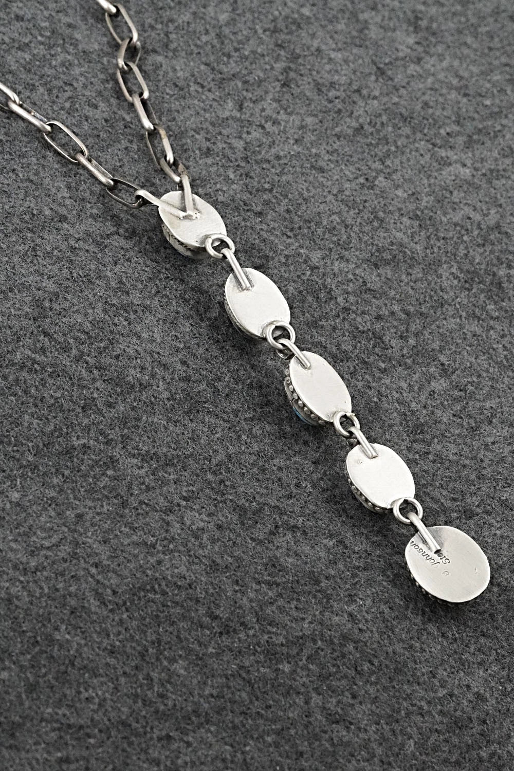 Turquoise & Sterling Silver Necklace - Bobby Johnson