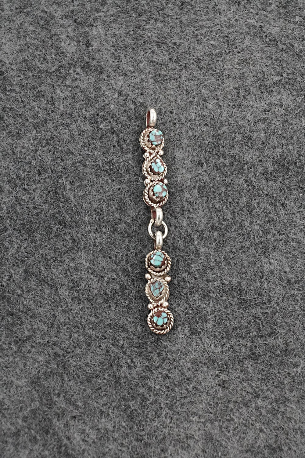 Turquoise & Sterling Silver Pendant - Jared Burns