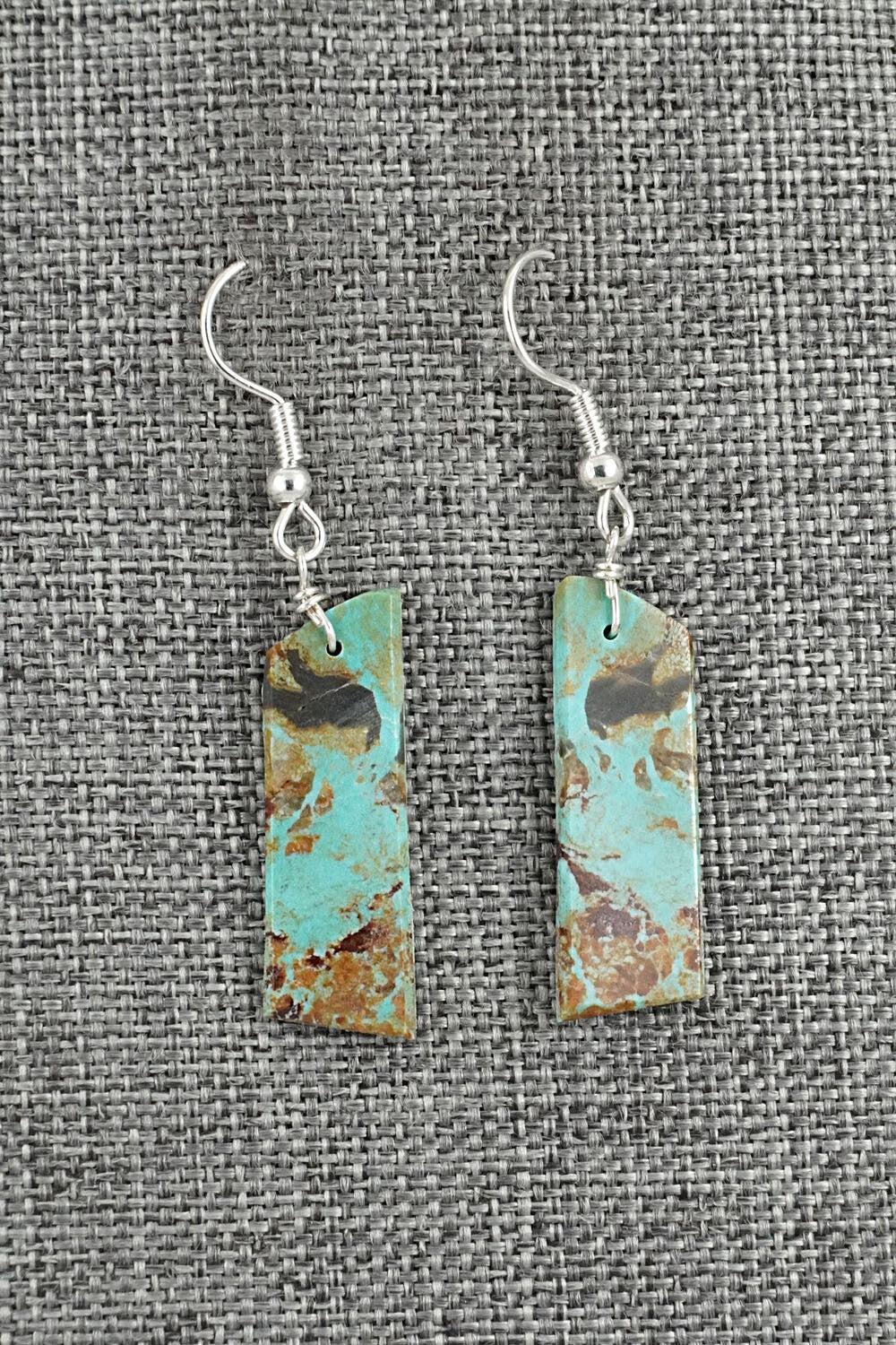 Turquoise & Sterling Silver Earrings - Tammy Nolcot
