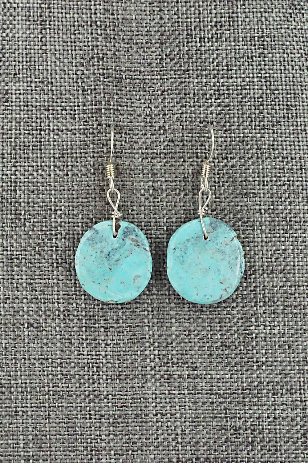 Turquoise & Sterling Silver Earrings - Joe Garcia