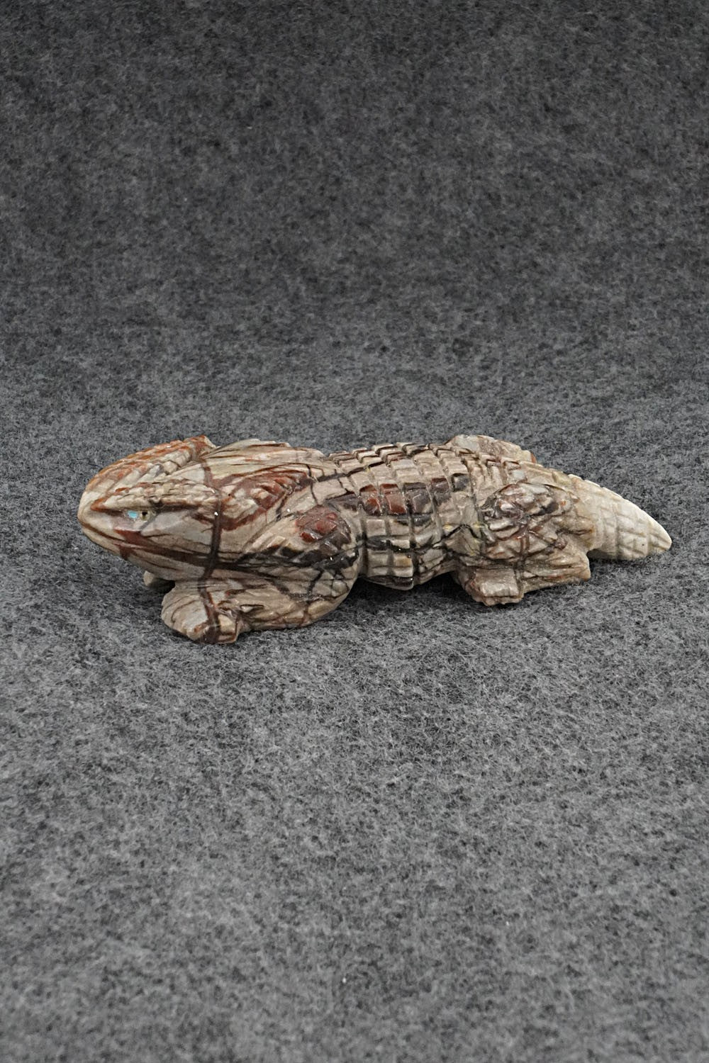 Horned Toad Zuni Fetish Carving - Tony Mackel