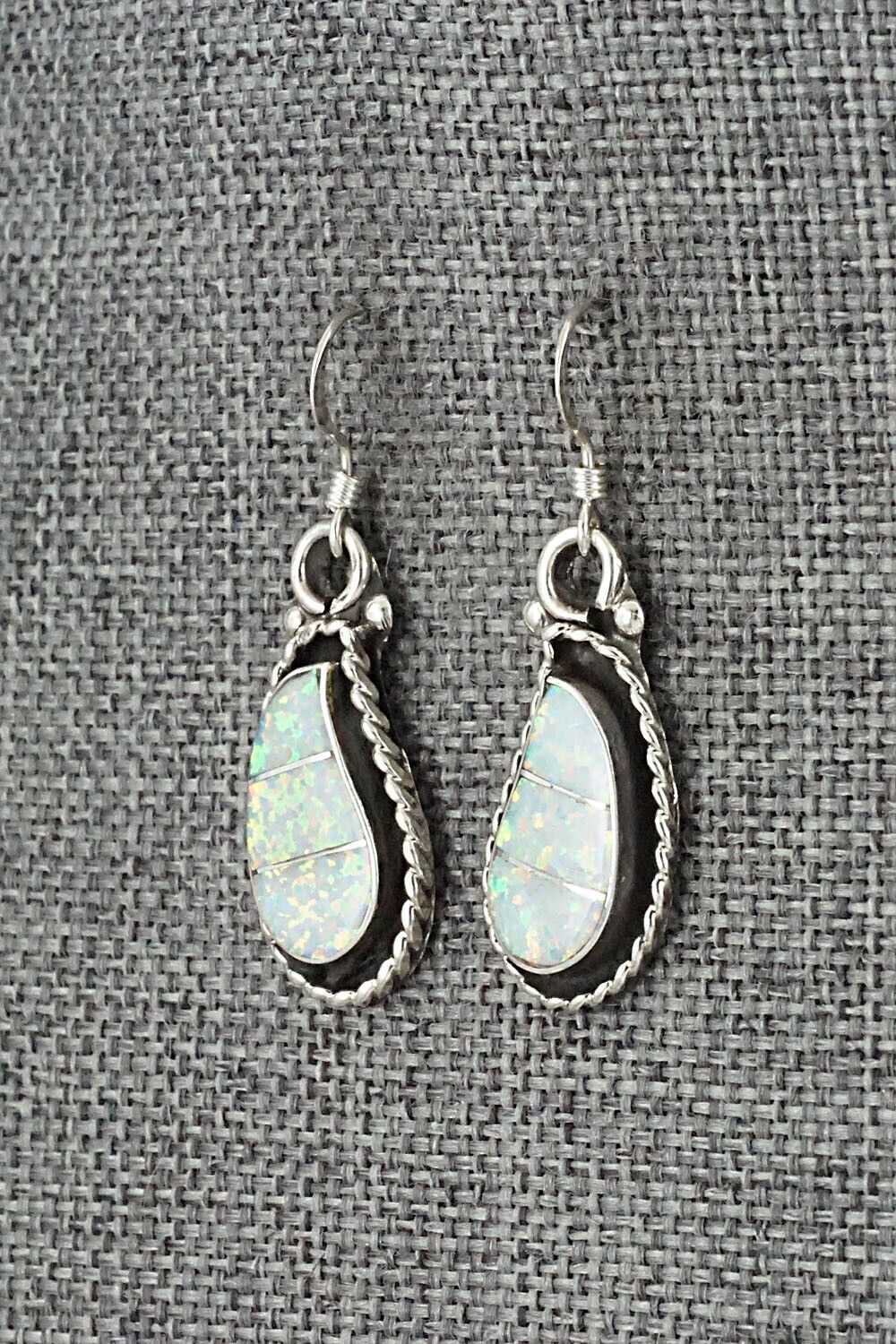 Opalite & Sterling Silver Earrings - Susie Lowsayatee