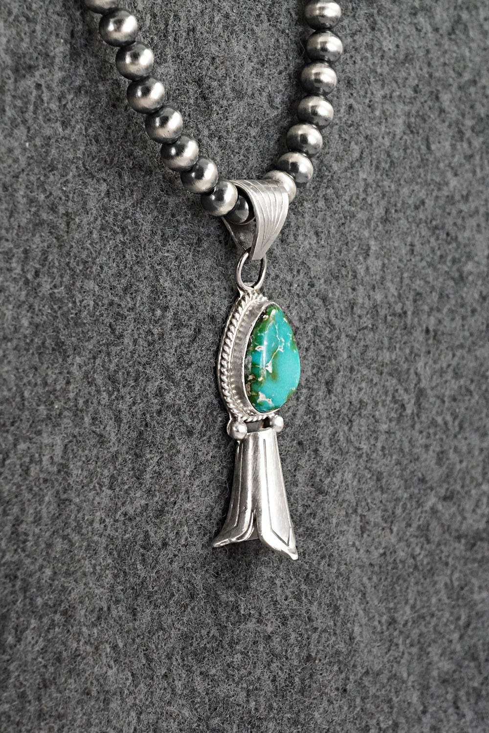 Turquoise & Sterling Silver Necklace - Samuel Yellowhair